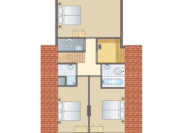 Guest house 385228 - Bungalow Noord Limburg - Domein De Schatberg | 10-persoons bungalow | 10L