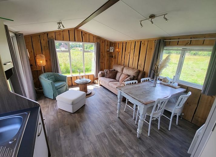 Side view of Holiday Home in Heythuysen, located in green North Limburg.