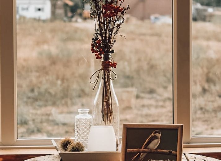 Side view of Holiday Home in Heythuysen, located in green North Limburg.