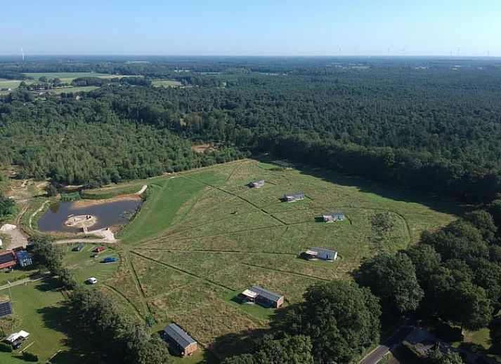 Entrance of Holiday Home in Heythuysen overlooking the surrounding fields in Limburg.