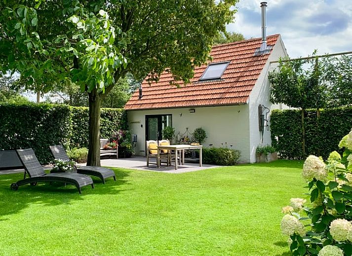 Vakantiehuisje in Heythuysen met groene tuin en terras, Noord Limburg, Limburg.