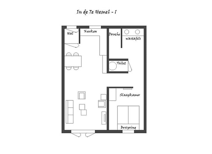 Badkamer in Vakantiehuisje in Grashoek, Noord Limburg. Stijlvolle wastafels en houten details in de badkamer.