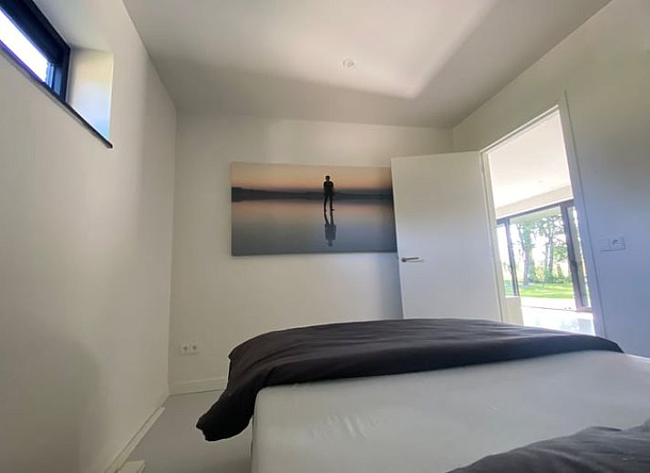 Aerial view of Cottage in Wanssum, vacation home in Limburg overlooking the river.