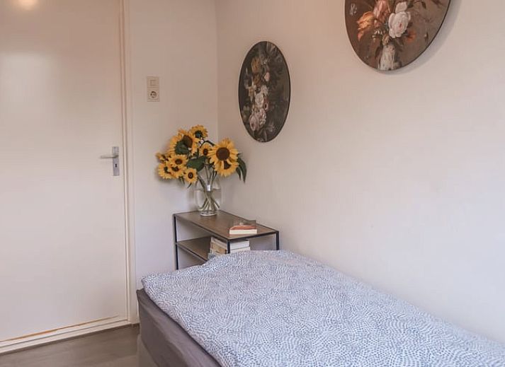 Welcome package in Holiday Home in Maastricht, South Limburg with information folder and flowers.