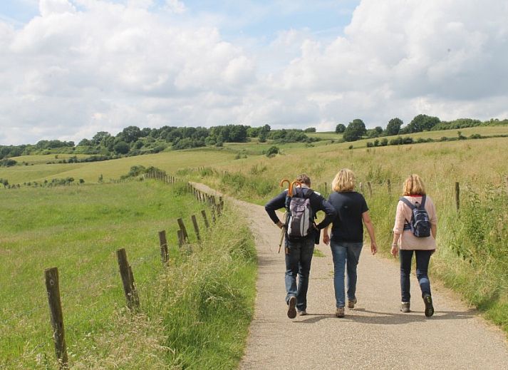 Bright living room in Hof van Kleeberg, Kleeberg, South Limburg, overlooking the garden.