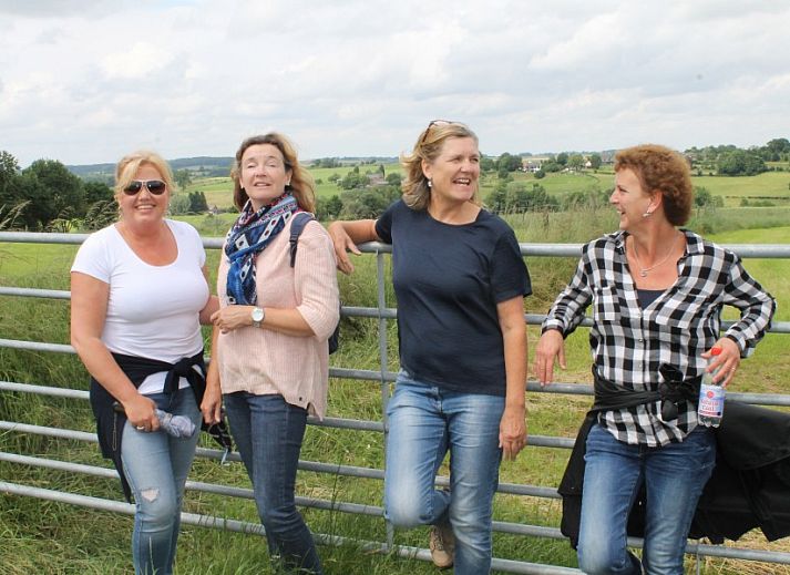 Bright living room in Hof van Kleeberg, Kleeberg, South Limburg, overlooking the garden.