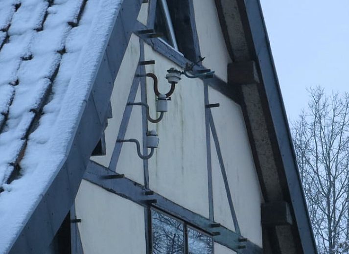 Groene velden omgeven Vakantiehuisje in Schin op Geul, Zuid Limburg, Limburg.