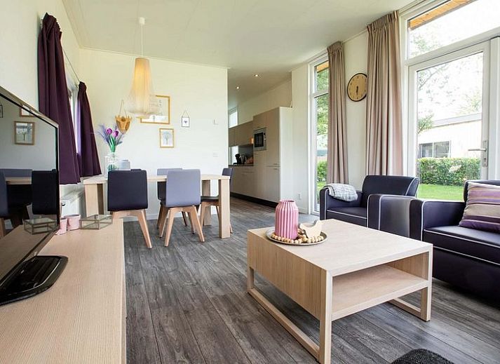 Plattegrond van Module 5 personen, vakantiehuis in Schin op Geul, Zuid Limburg met gezellige indeling.