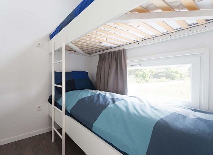 Enjoy the terrace at Module 6 persons vacation home in Schin op Geul, South Limburg with beautiful views of the hills.