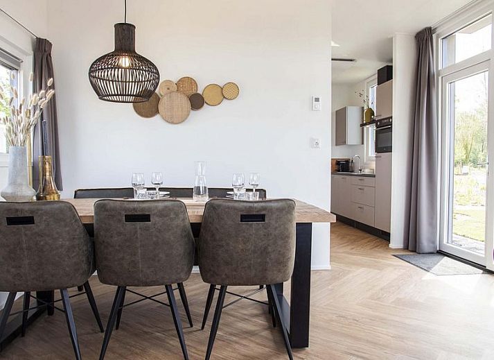 Der Grundriss des Ferienhauses Module Special fuer 6 Personen in Schin op Geul, Suedlimburg, zeigt die geraeumige Inneneinrichtung.