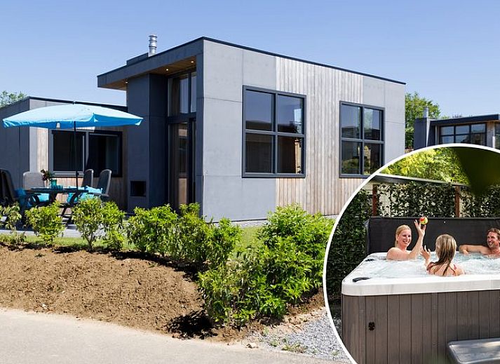 Z Module 6 personen Wellness in Schin op Geul, vakantiehuis met terras en jacuzzi in Zuid Limburg.
