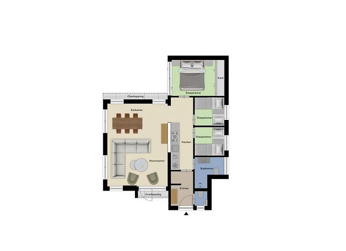 Z Module 6 personen Wellness in Schin op Geul, vakantiehuis met terras en jacuzzi in Zuid Limburg.