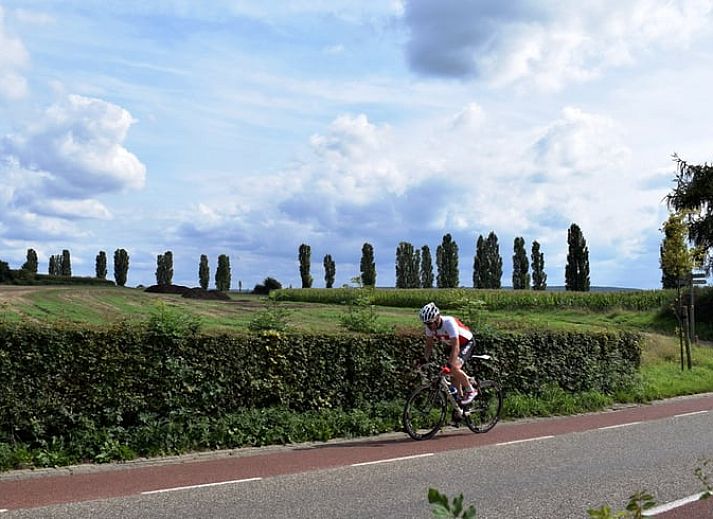 Comfortabele slaapkamer met werkruimte in Vakantiehuis in Gulpen, Zuid Limburg.