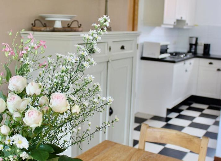 Charmante ingang van Vakantiehuisje in Gulpen, gelegen in Zuid Limburg.