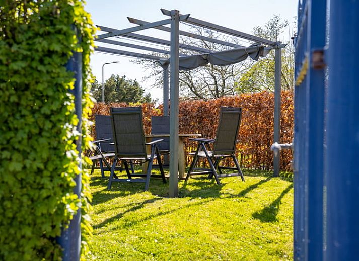Modern kitchen of Holiday Home in Klimmen, South Limburg, with stainless steel appliances and sleek finish.