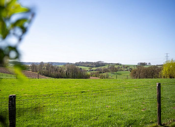 Modern kitchen of Holiday Home in Klimmen, South Limburg, with stainless steel appliances and sleek finish.