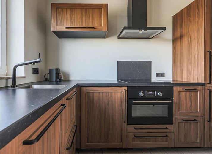 Aerial view of Holiday cottage in Wijlre, surrounded by South Limburg nature and green fields.