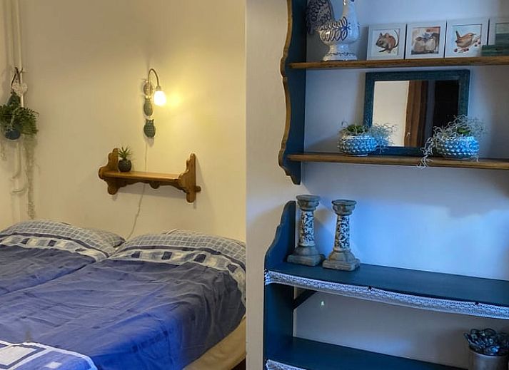 Gezellig terras met bloemen bij Vakantiehuis in Wijlre, Zuid Limburg.