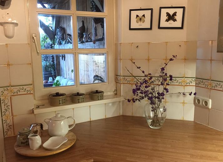Cozy corner with wooden beams in Holiday home in Epen, South Limburg.