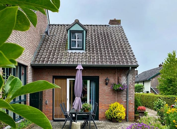 View of the landscape from Cottage in Epen, South Limburg, cottage with green hills and picturesque surroundings.