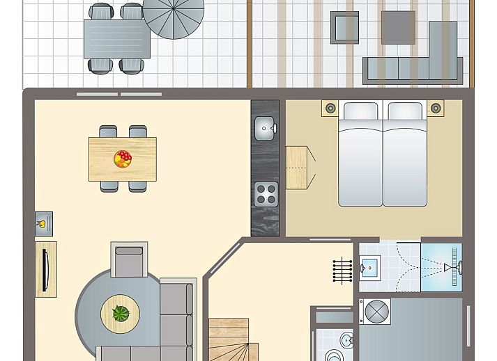 Unterkunft 392014 - Bungalow Zuid Limburg - De Waufsberg | 4-persoons villa | 4EL