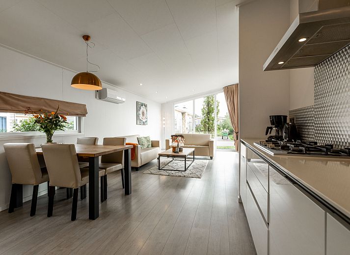 Moderne buitenkant van Vakantiehuis Green Resort Mooi Bemelen in Bemelen, Zuid Limburg.