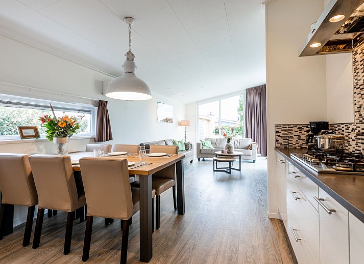 Comfortable bedroom in vacation home Green Resort Mooi Bemelen in Bemelen, South Limburg.