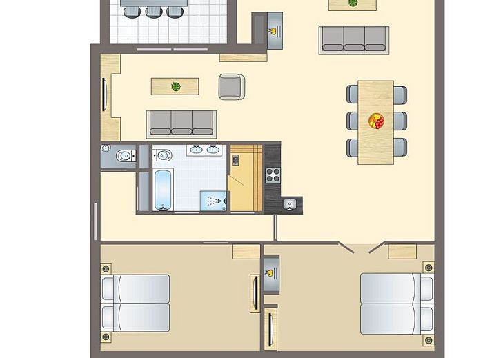 Unterkunft 394513 - Bungalow Zuid Limburg - Kasteeldomein De Cauberg | 4-persoons appartement | 4ELA