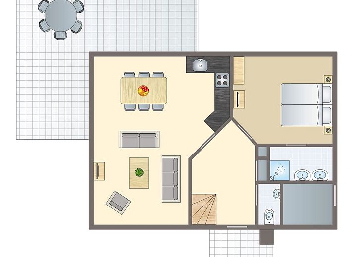 Guest house 394522 - Bungalow Zuid Limburg - Kasteeldomein De Cauberg | 6-persoons villa | 6L