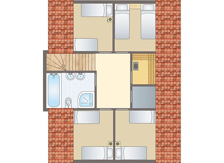 Guest house 394524 - Bungalow Zuid Limburg - Kasteeldomein De Cauberg | 10-persoons villa | 10EL