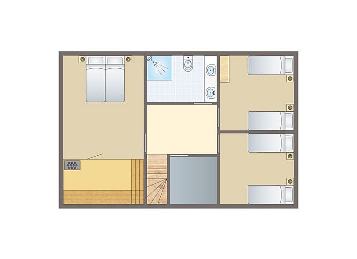 Guest house 394528 - Bungalow Zuid Limburg - Kasteeldomein De Cauberg | 8-persoons villa | 8L