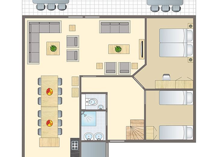 Verblijf 394920 - Bungalow Zuid Limburg - Hoog Vaals | 12-persoons bungalow | 12L