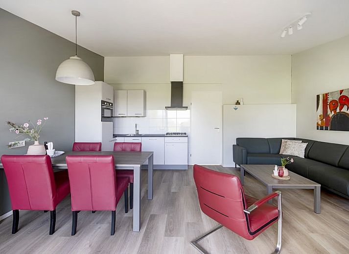 Enjoy the peace and quiet on the terrace of Lelie Comfort 4, a vacation home in picturesque Walem, South Limburg.