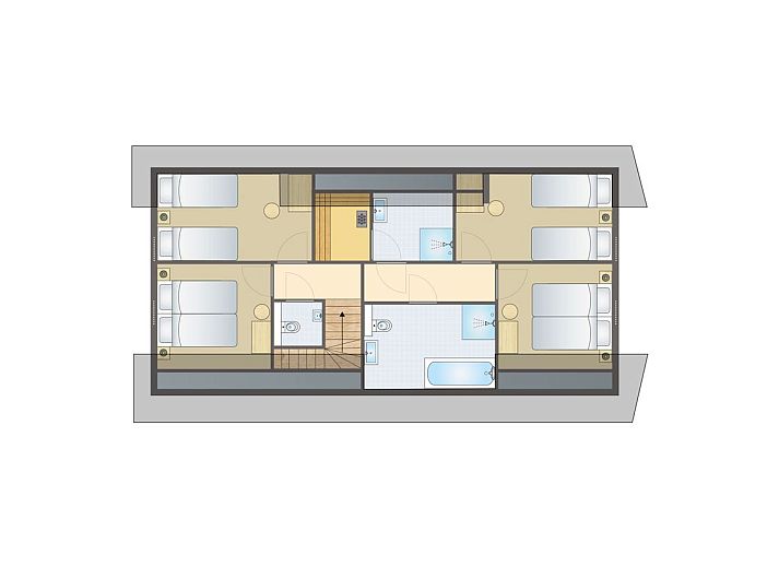 10-persoonsbungalow 10EL in Someren, De Peel, met ruime tuin en terras.
