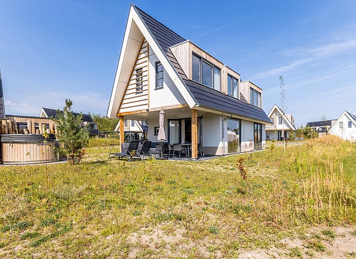 10-persoonsbungalow 10EL in Someren, De Peel, met ruime tuin en terras.