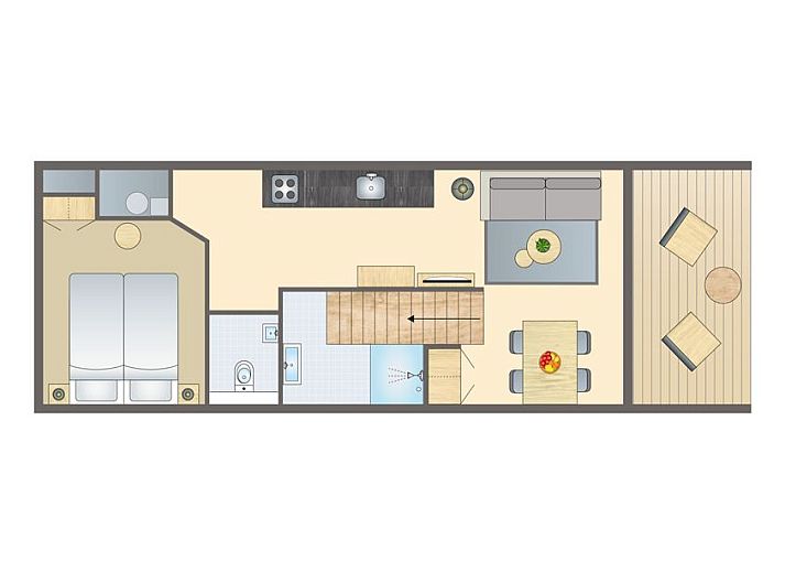 Unterkunft 400435 - Bungalow De Peel - 4-persoonslodge | 4B3