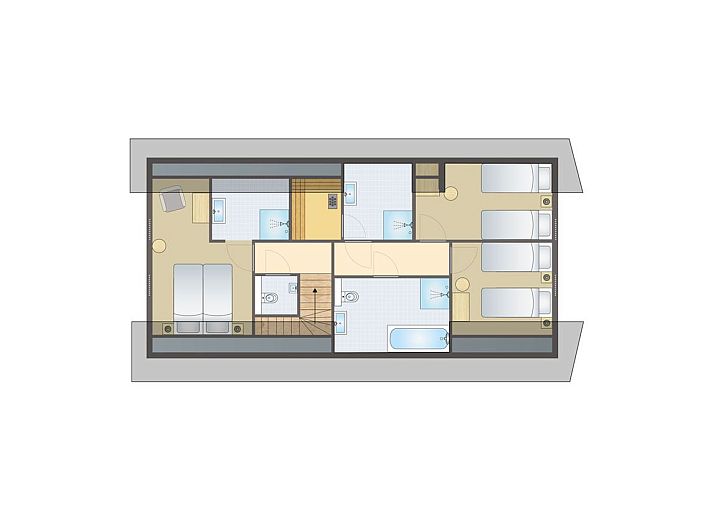 Privezwembad bij 8-persoonsbungalow 8ELZ in Someren, De Peel, Noord Brabant.
