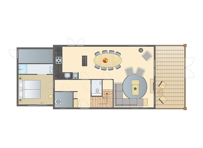 Unterkunft 400467 - Bungalow De Peel - 8-persoonsbungalow | 8L
