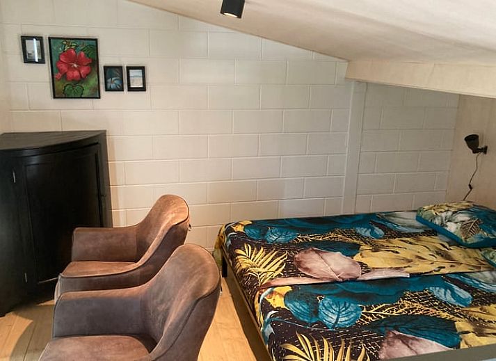 Gemuetliche Sitzecke im Ferienhaus in Venhorst, De Peel, Nordbrabant.