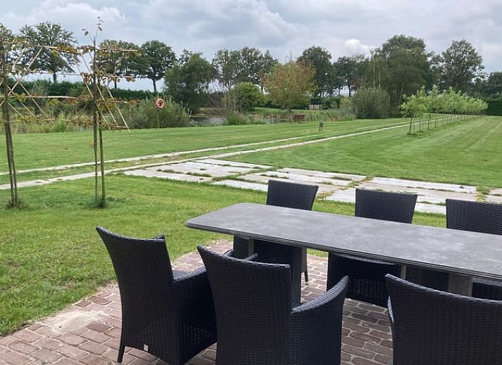 Gemuetliche Sitzecke im Ferienhaus in Venhorst, De Peel, Nordbrabant.