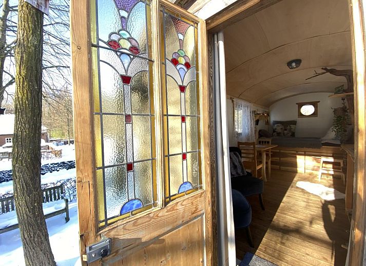 Pipowagen het Oventje in Zeeland, De Peel, Nordbrabant, Glamping Lodge inmitten der Natur.