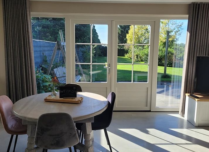 Attractive bedroom in Cottage in Zeeland with comfortable double bed, located in De Peel, North Brabant.