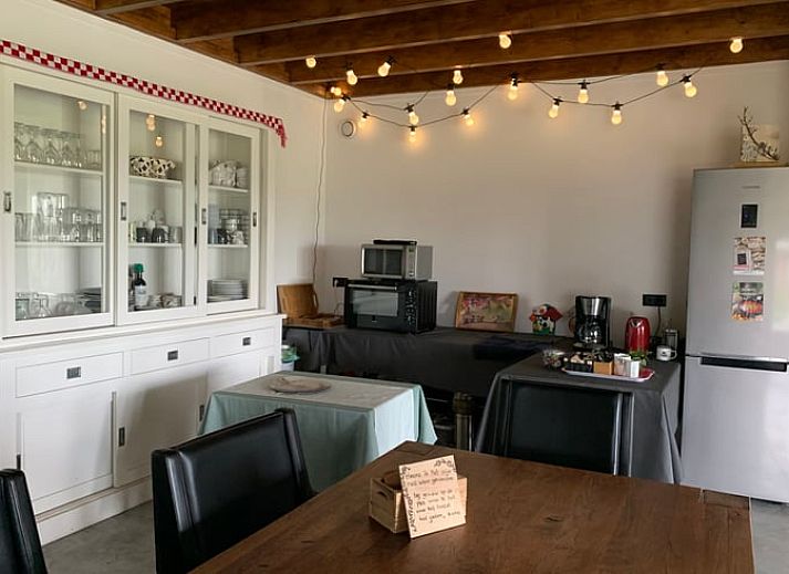 Charmante tuin bij Huisje in Deurne, vakantiehuis in De Peel, Noord Brabant.