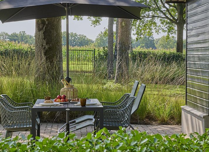 Gezellige binnenruimte van Quercus vakantiewoning in Valkenswaard, Noord Brabant.