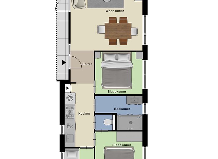 Verblijf 410475 - Vakantiewoning Kempen - Bosvlucht 6 personen