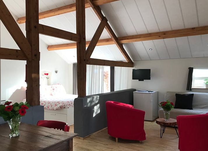 Ferienhaus in Baarle Nassau mit Terrasse und Teich, gelegen in der gruenen Umgebung von Kempen, Nordbrabant.