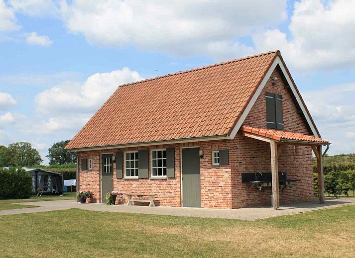 Gemuetliche Terrasse im Zentrum von Baarle-Nassau beim Ferienhaus NB019