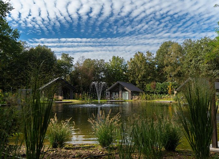 Binnenruimte van Ecovilla Waterzicht Wellness in Oirschot, gezellig ingericht voor een ontspannen vakantie in Kempen, Noord Brabant.