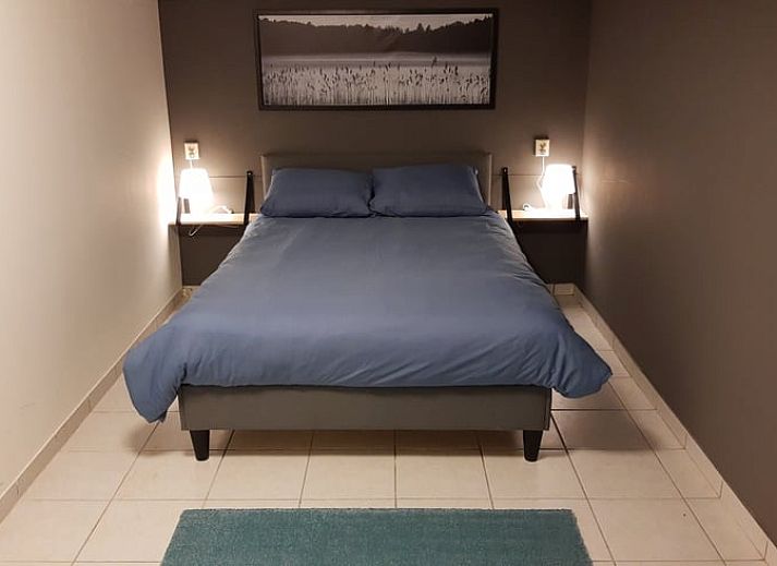 Schlafzimmer mit Blick auf die Natur im Ferienhaus in Soerendonk, Kempen.