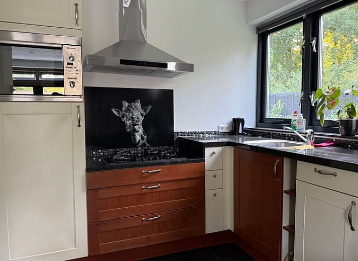 Entspannen Sie sich im Garten von Cottage in Luyksgestel, einem Ferienhaus in Kempen, mit Liegestuehlen und einem modernen Whirlpool.